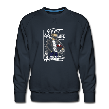Geburtstag Geschenk Mann Pullover - 44. Geburtstag Männer Biker Rocker