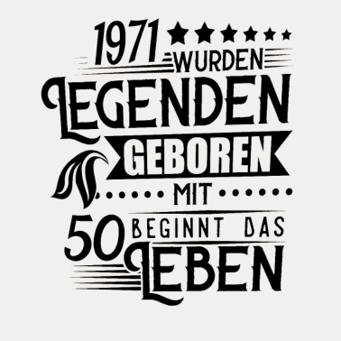 Motiv Jahrgang 1971 Geburtstag Männer Frauen