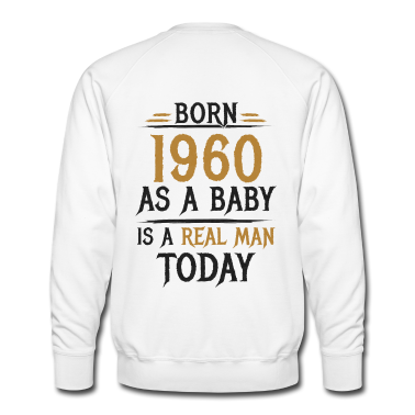 Geburtstag Geschenk Mann Pullover - 1960 Geborener Mann Geburtstag Männer Geschenk