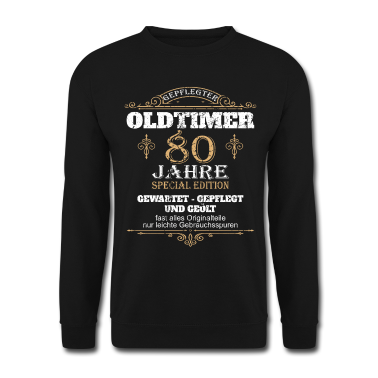 Geburtstag Geschenk Mann Pullover - 80 Geburtstag Mann Herren Geschenk 80 Jahre Männer