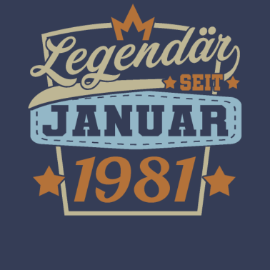 Motiv Januar 1981 Geburtstag Männer Frauen