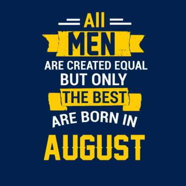 Motiv August, Geburtstag, Männer