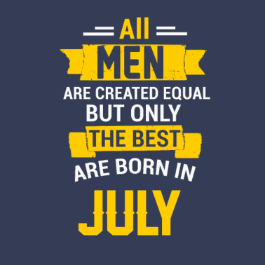 Motiv Juli, July, Geburtstag, Männer