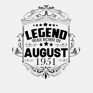 Motiv August 1951 70. Geburtstag Männer Frauen