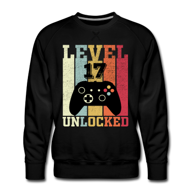 Geburtstag Geschenk Mann Pullover - Herren 17. Geburtstag Mann 17 Jahre Level 17 Männe