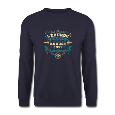 Geburtstag Geschenk Mann Pullover - August 1981 40. Geburtstag Männer Frauen