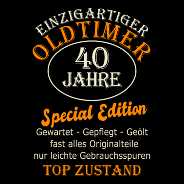 Motiv 40 Geburtstag Mann Männer 40 Jahre Herren Geschenk