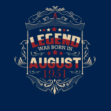 Motiv August 1951 70. Geburtstag Männer Frauen