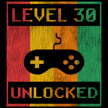 Motiv 30. Geburtstag Mann Level 30 Jahre Männer 1991