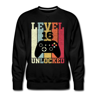 Geburtstag Geschenk Mann Pullover - Herren 16. Geburtstag Mann 16 Jahre Level 16 Männe