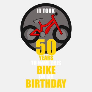 Motiv 50. Geburtstag Männer Frauen Fahrrad