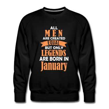 Geburtstag Geschenk Mann Pullover - Männer Geburtstagsspruch, Januar Mann geburtstag