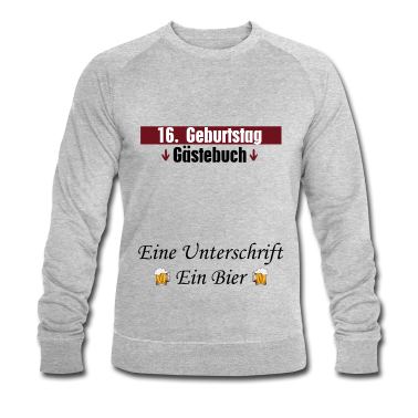 Geburtstag Geschenk Mann Pullover - 16 Geburtstag Mann Gästebuch