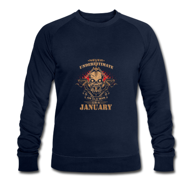 Geburtstag Geschenk Mann Pullover - Januar Geburtstag Männer Biker Rocker Motorrad