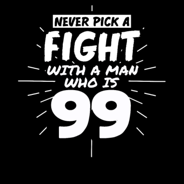 Motiv 99.Geburtstag Männer 99 Jahre alt Mann