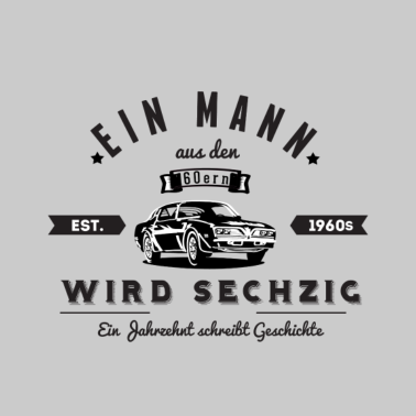 Motiv 60. Geburtstag Mann 60er Jahre