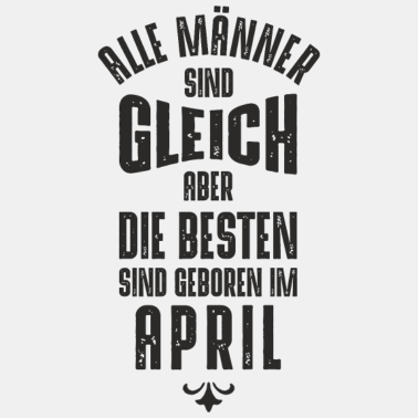 Motiv Männer Geburtstag April