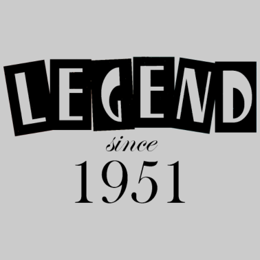 Motiv Legende seit 1951 70. Geburtstag Männer Herren