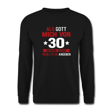 Geburtstag Geschenk Mann Pullover - 30. Geburtstag Mann Geburtstagfeier 30 Jahre