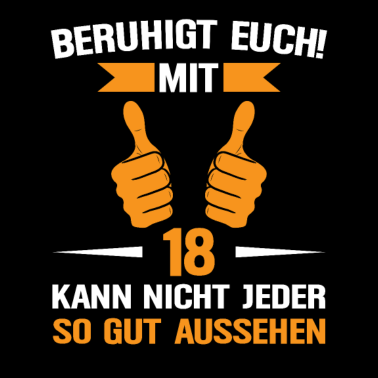 Motiv 18. Geburtstag Mann 18 Jahre Geburtstagfeier