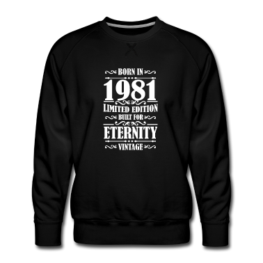 Geburtstag Geschenk Mann Pullover - 40.Geburtstag Mann Retro 1981 Geschenk