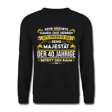 Geburtstag Geschenk Mann Pullover - 40.Geburtstag Mann Frau Geschenk
