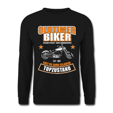 Geburtstag Geschenk Mann Pullover - 60. Geburtstag Mann Biker Geschenk witzig Motorrad