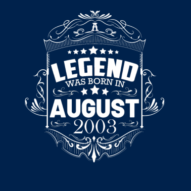 Motiv Jahrgang 2003 August 18. Geburtstag Männer Frauen