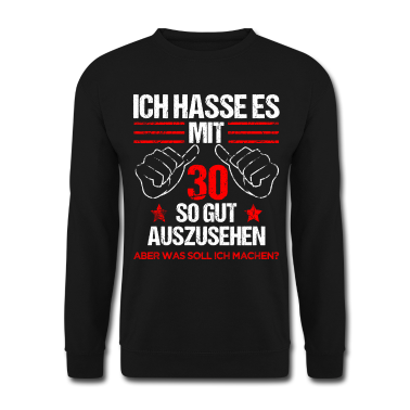 Geburtstag Geschenk Mann Pullover - 30. Geburtstag 30 jährigen Mann & Frau