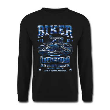 Geburtstag Geschenk Mann Pullover - 60. Geburtstag Mann Biker Geschenk witzig Motorrad