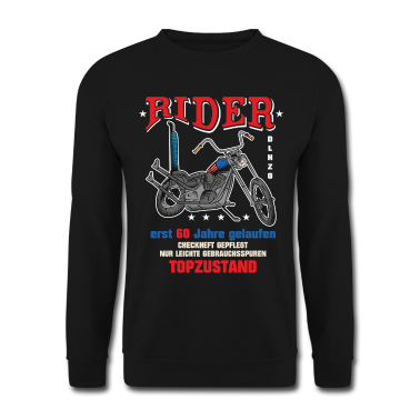 Geburtstag Geschenk Mann Pullover - 60. Geburtstag Mann Biker Geschenk witzig Motorrad