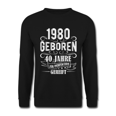 Geburtstag Geschenk Mann Pullover - 40. Geburtstag Männer Perfektion September 1980