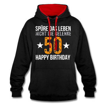 Geburtstag Geschenk Mann Hoodie - 50 Geburtstag Mann
