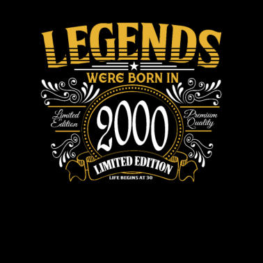 Motiv 20 Geburtstag Männer Legende