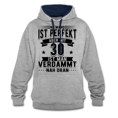 Geburtstag Geschenk Mann Hoodie - 30 Geburtstag Mann