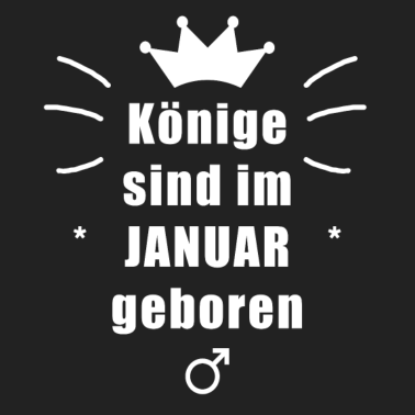 Motiv Januar Geburtstag Mann