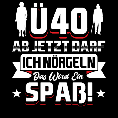Motiv 40 Geburtstag Mann