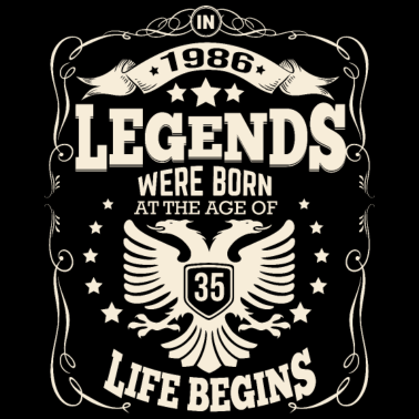 Motiv jahrgang 1986 Geburtstag Männer und Frauen