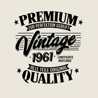Motiv Jahrgang 1961 Geburtstag Männer und Frauen