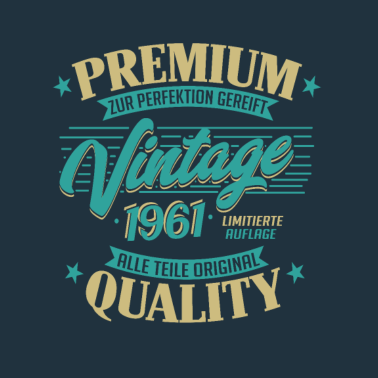 Motiv Jahrgang 1961 Geburtstag Männer und Frauen