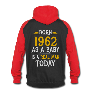 Geburtstag Geschenk Mann Hoodie - Richtiger Mann 1962 Geboren Geburtstag Männer
