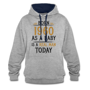 Geburtstag Geschenk Mann Hoodie - 1960 Geborener Mann Geburtstag Männer Geschenk