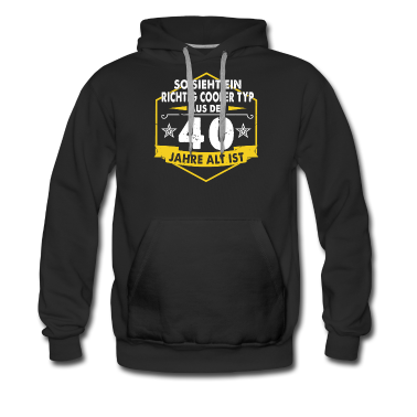 Geburtstag Geschenk Mann Hoodie - 40.Geburtstag Mann Männer 40 Jahre Geschenk