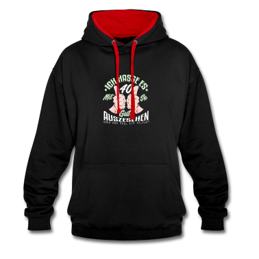 Geburtstag Geschenk Mann Hoodie - 40. Geburtstag Mann
