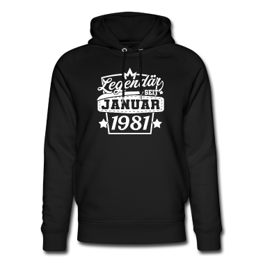 Geburtstag Geschenk Mann Hoodie - Januar 1981 Geburtstag Männer Frauen