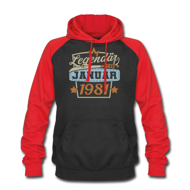 Geburtstag Geschenk Mann Hoodie - Januar 1981 Geburtstag Männer Frauen