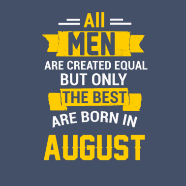 Motiv August, Geburtstag, Männer