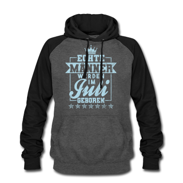 Geburtstag Geschenk Mann Hoodie - Echte Männer werden im Juli geboren Geburtstag