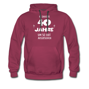 Geburtstag Geschenk Mann Hoodie - 40. Geburtstag Geschenke Mann Männer Es Dauerte 40