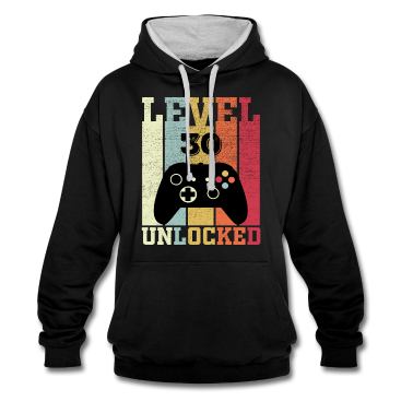 Geburtstag Geschenk Mann Hoodie - Herren 30. Geburtstag Mann 30 Jahre Level 30 Männe